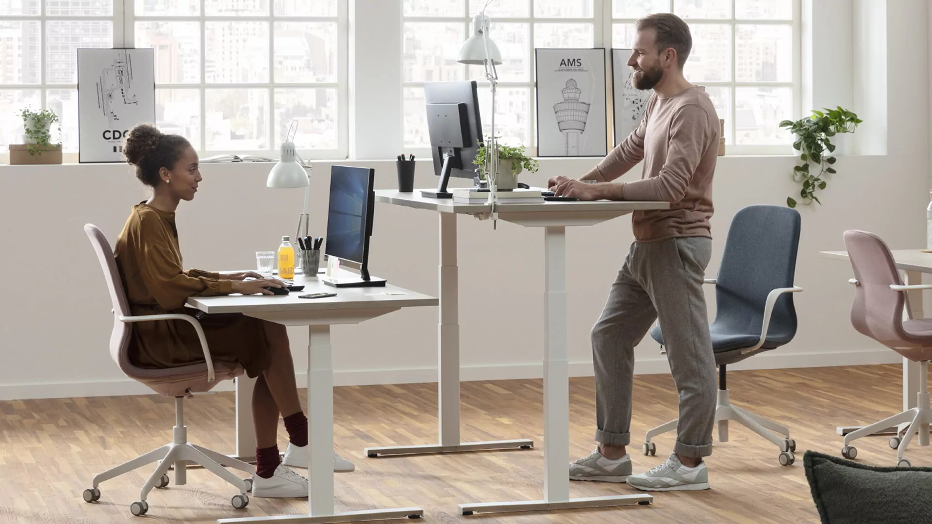 ergonomic office tables