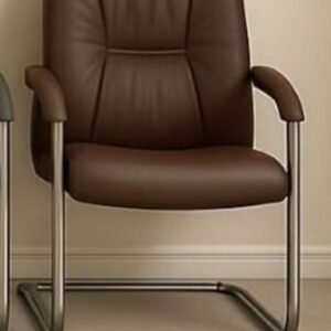Executive Fixed Chair – Brown Mid-Back Edition