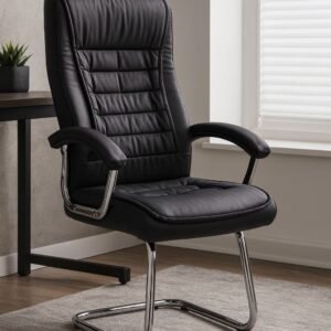 Executive Fixed Chair – Classic Black Edition