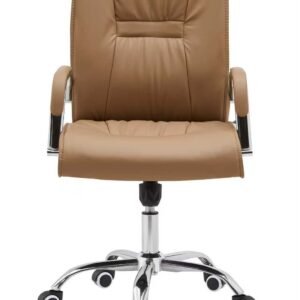 Executive Round Chair – Beige Low Back Edition