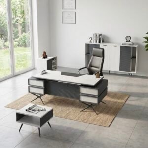 Luxurious Modern Office Set Black & White