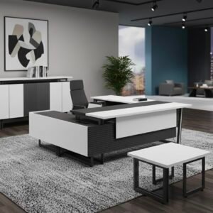Luxurious Modern Office Set Black & White