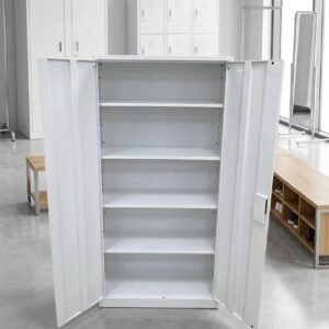 Premium White 5 Shelf Metal File Cabinet